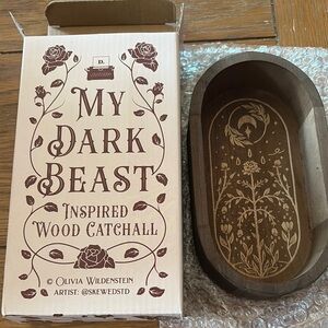 My Dark Beast inspired Wood Catchall